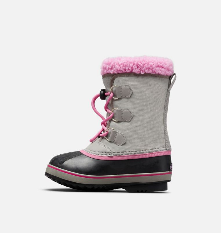 Sorel Çocuk Youth Yoot Pac™ Nylon - Kar Botu Gri/Siyah/Pembe - 912-XIAZTS